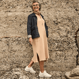 Green Comfort damesneaker - Hvid