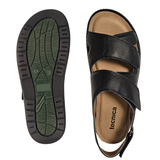 Tecnica men's sandal with Velcro – Black