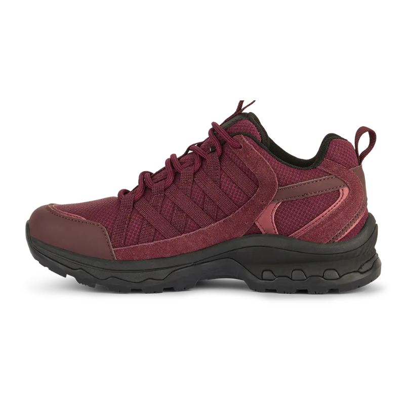 Green Comfort outdoor women's sneaker - Bordeaux