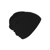 Thin Cotton Beanie - Black
