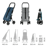 Muuvi Up Texture indkøbsvogn - Grå