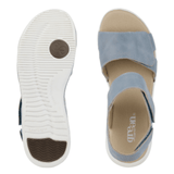 Green Comfort damesandal - Lyseblå