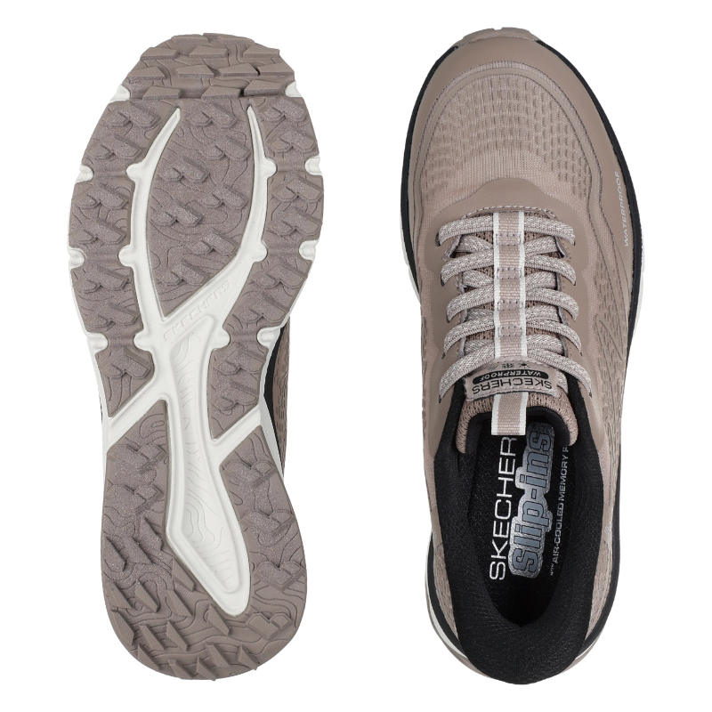 Skechers waterproof slip-in women's sneaker - Taupe