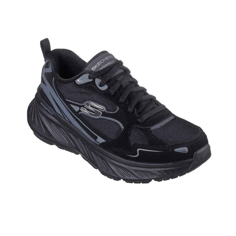 Skechers vandtæt damesneaker - Sort
