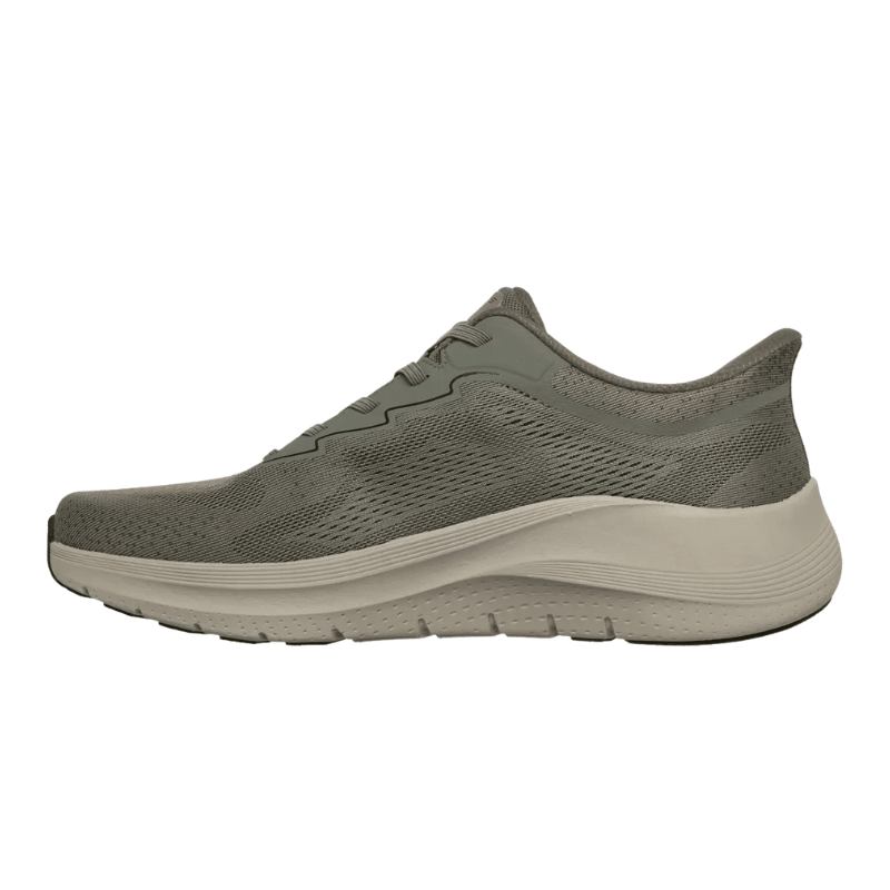 Skechers slip - in herresneaker - Oliven