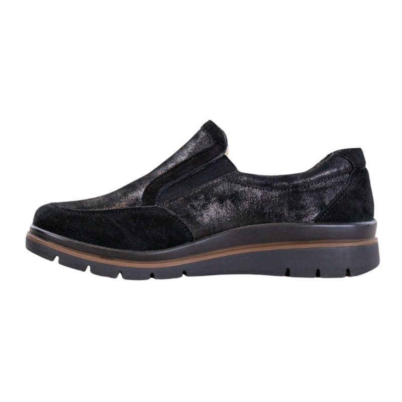 Fidelio slippers with stretch - Black