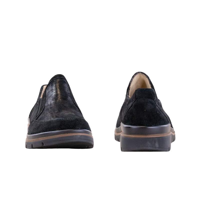 Fidelio slippers with stretch - Black