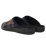 Rohde checkered men's slippers - Blue