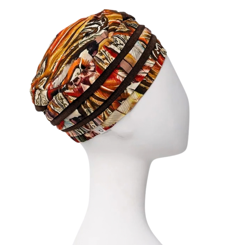 ERROR? - 1331-4117 Shant turban. Tribal Feathers