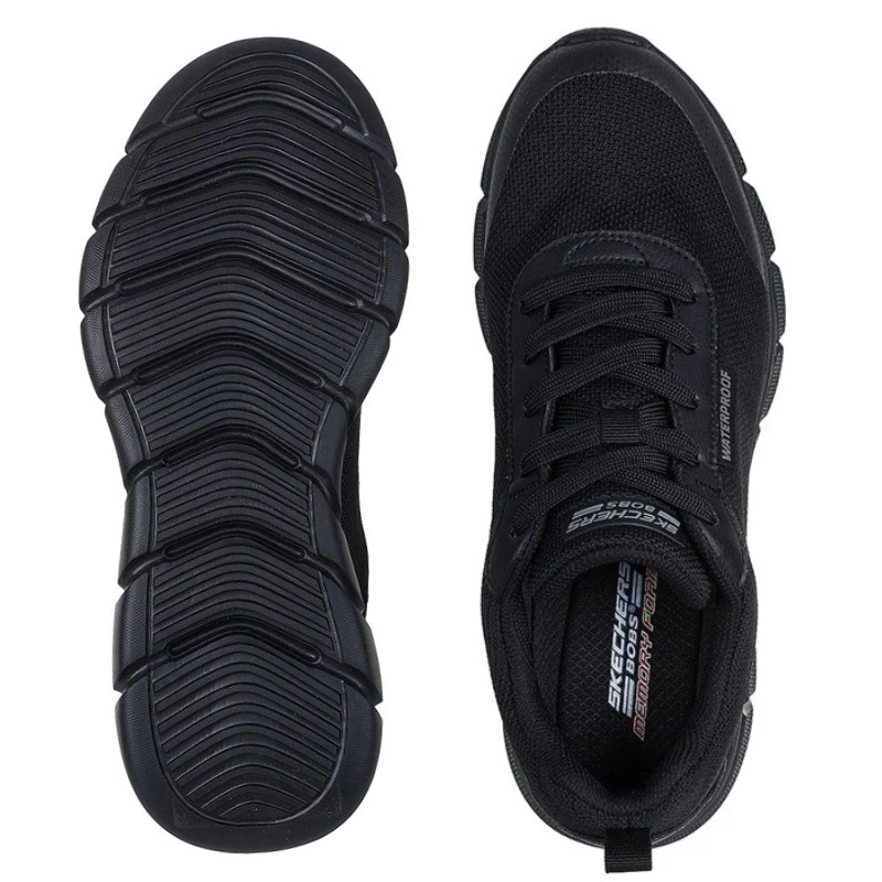 Skechers vandtæt herresneaker - Sort