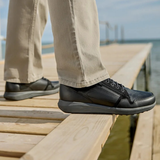 New Feet herresko med stretch - Sort