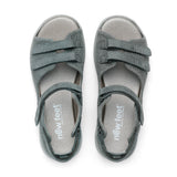 New Feet damesandal - Støvet grøn - Seniorshop