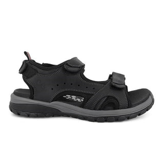 Green Comfort herresandal i nubuck - Sort