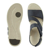 Green Comfort damesandal - Blå - Seniorshop