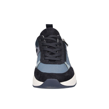 Waldläufer smart herresneaker - Blå - Seniorshop