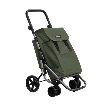 Go Plus indkøbsvogn med termorum - Oliven - Seniorshop