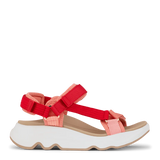 Green Comfort sporty damesandal - Rød