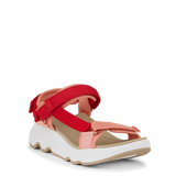 Green Comfort sporty damesandal - Rød