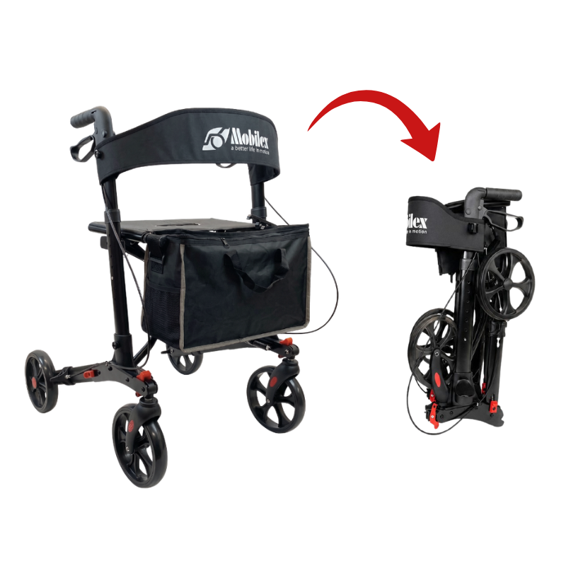 Panther Compact Rollator - Black