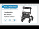 Rollator, Mego, Light Grey